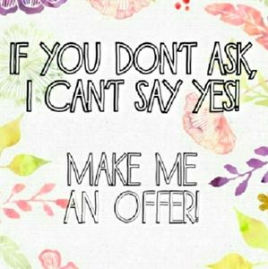 Reasonable offers welcomed